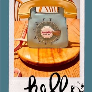 Betsey Johnson Telephone bag, too cute!!!HELLO!!!